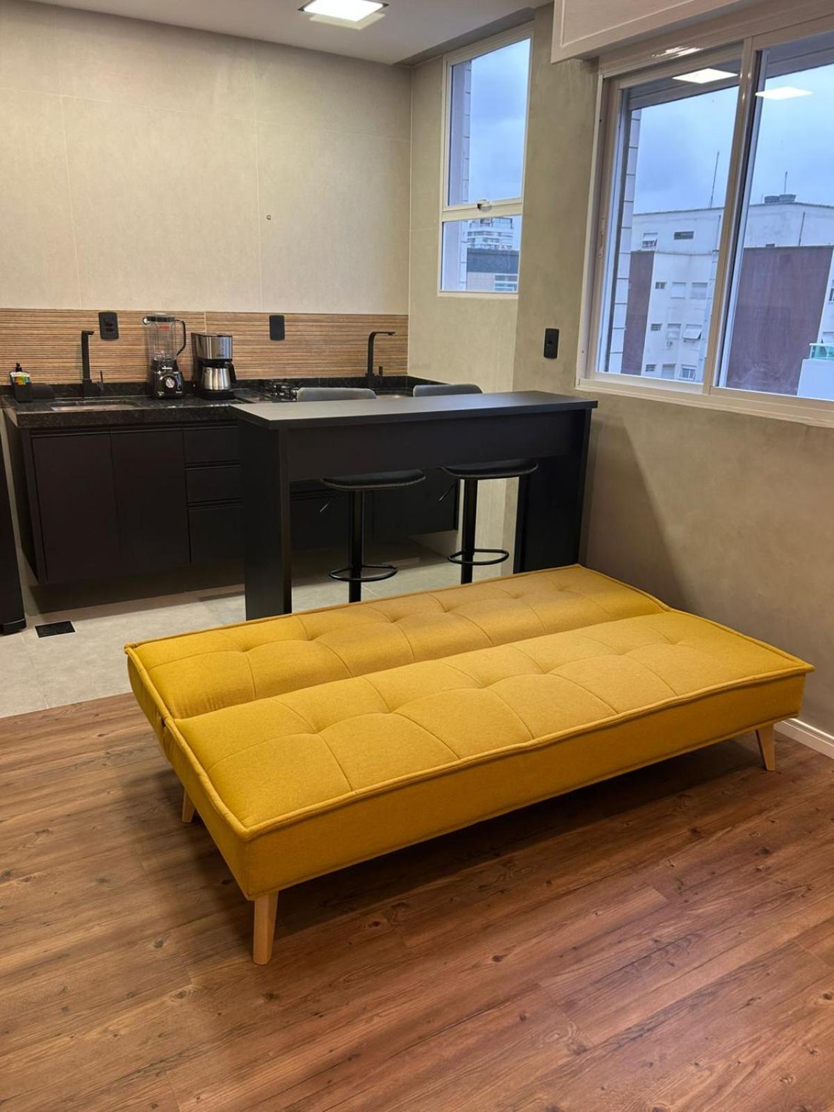 Apartamento Frente A Praia Do Embare Santos Екстер'єр фото