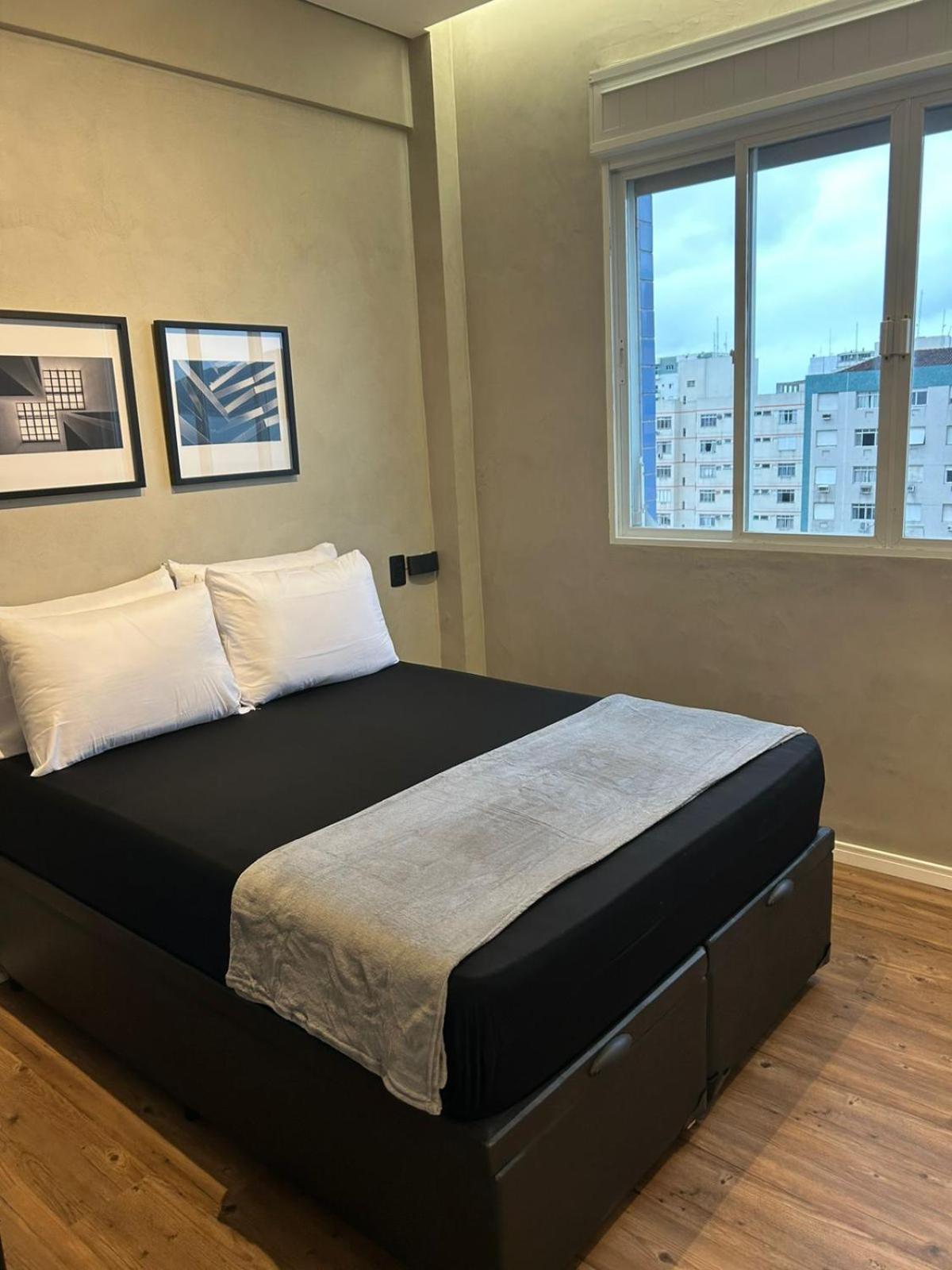 Apartamento Frente A Praia Do Embare Santos Екстер'єр фото