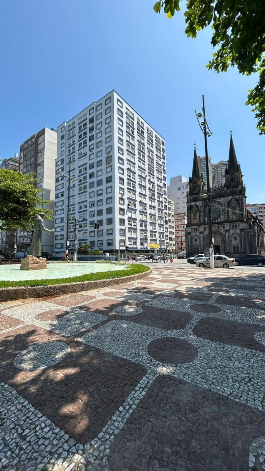 Apartamento Frente A Praia Do Embare Santos Екстер'єр фото