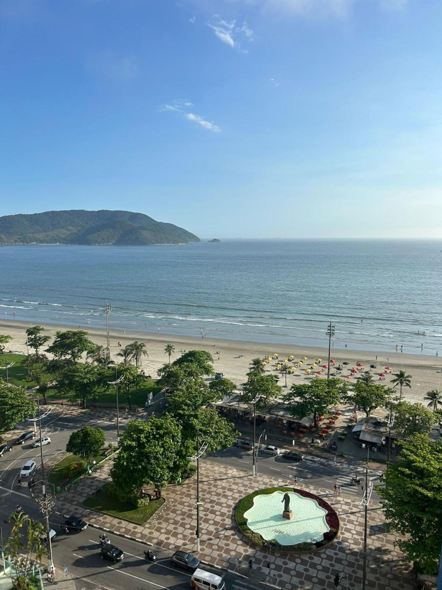 Apartamento Frente A Praia Do Embare Santos Екстер'єр фото