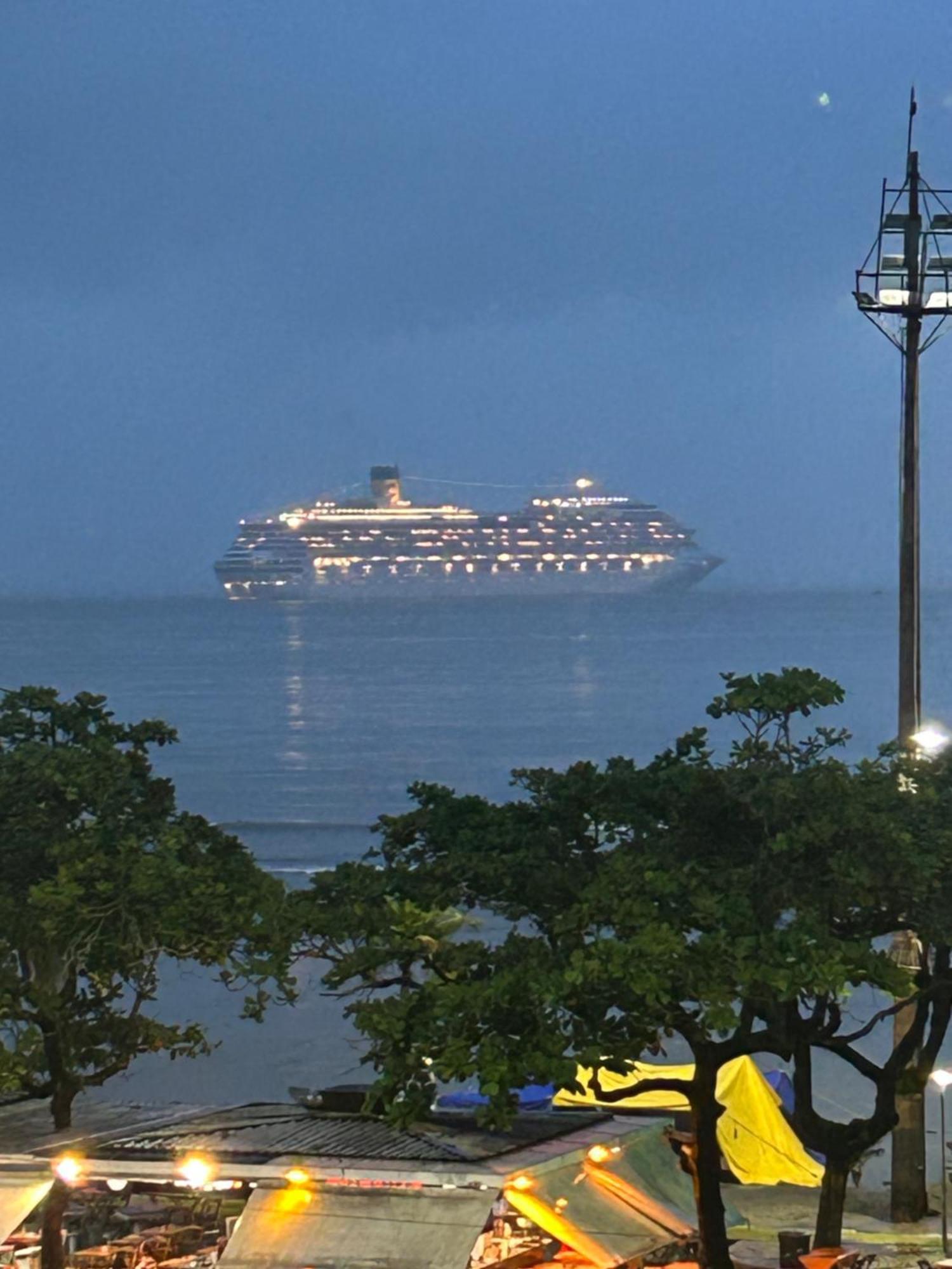 Apartamento Frente A Praia Do Embare Santos Екстер'єр фото