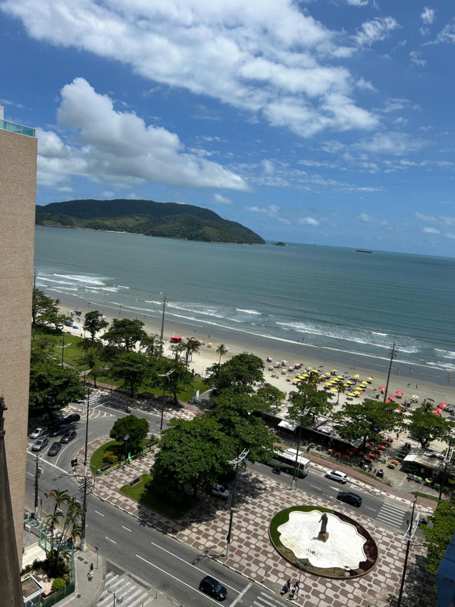 Apartamento Frente A Praia Do Embare Santos Екстер'єр фото